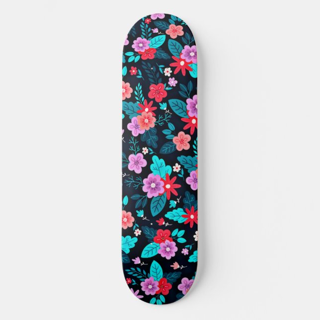 Skateboard Bonito arreglo Ditsy Floral Pattern-56576 (Anverso)