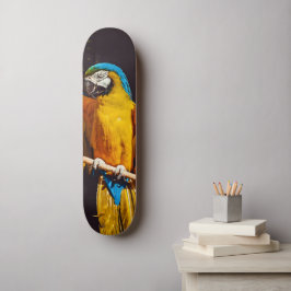 Skateboard Bonito de vida silvestre de las aves amarillas Mac