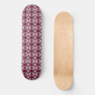 Skateboard Bonito En Bloque De Color Rosa Y Verde