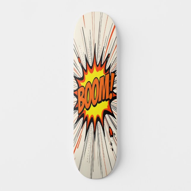 Skateboard ¡BOOM! Pop Art Explosion Edition 4 (Anverso)