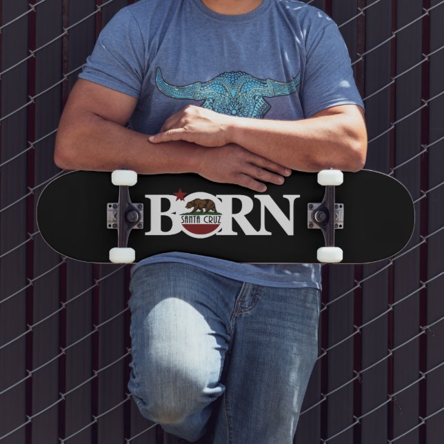 Skateboard BORN Santa Cruz California Magnet (Exterior 3)