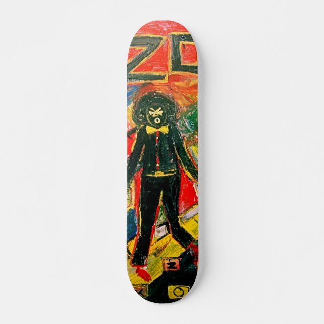Skateboard Borrador negro 2012 (Anverso )
