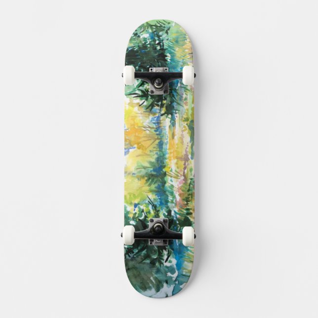 Skateboard Bosque (Anverso)
