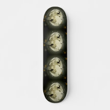 Bosque de Halloween, murciélagos, paisaje