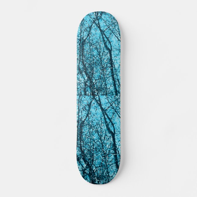 Skateboard Bosque En Azure (Anverso)
