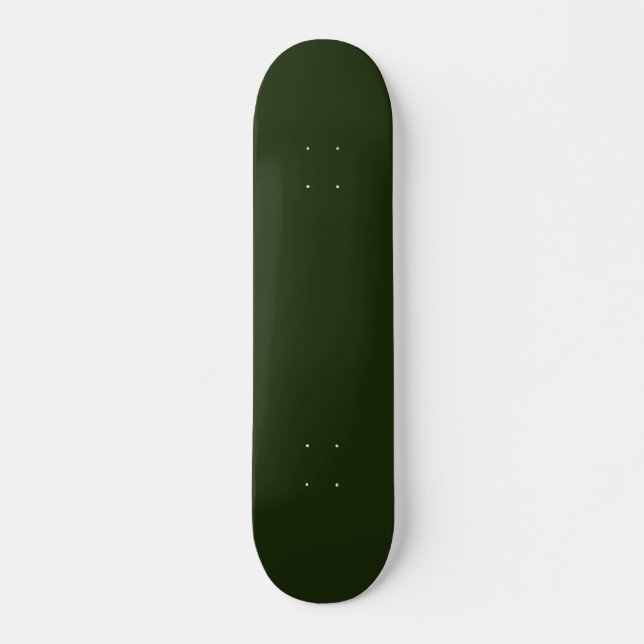 Skateboard Bosque profundo sólido (Anverso )