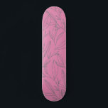 Skateboard Botánica rosa y Verde<br><div class="desc">El pop perfecto de rosa y botánico en esta divertida patineta.</div>
