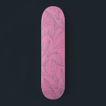 Skateboard Botánica rosa y Verde<br><div class="desc">El pop perfecto de rosa y botánico en esta divertida patineta.</div>