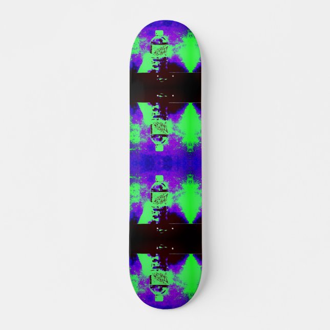 Skateboard Botella de arte moderno (Anverso )