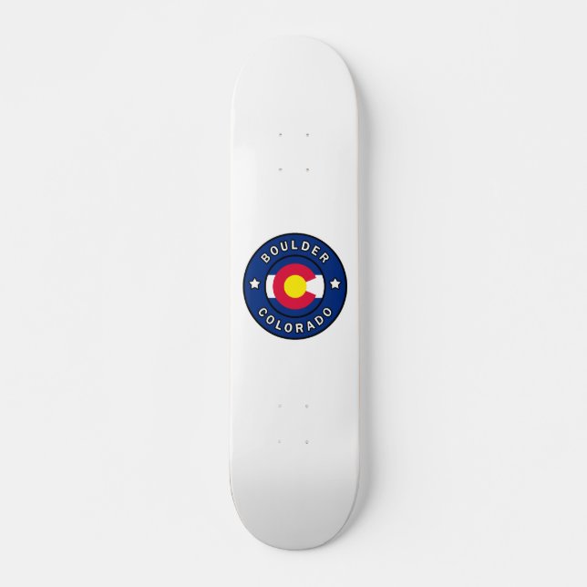 Skateboard Boulder Colorado (Anverso )