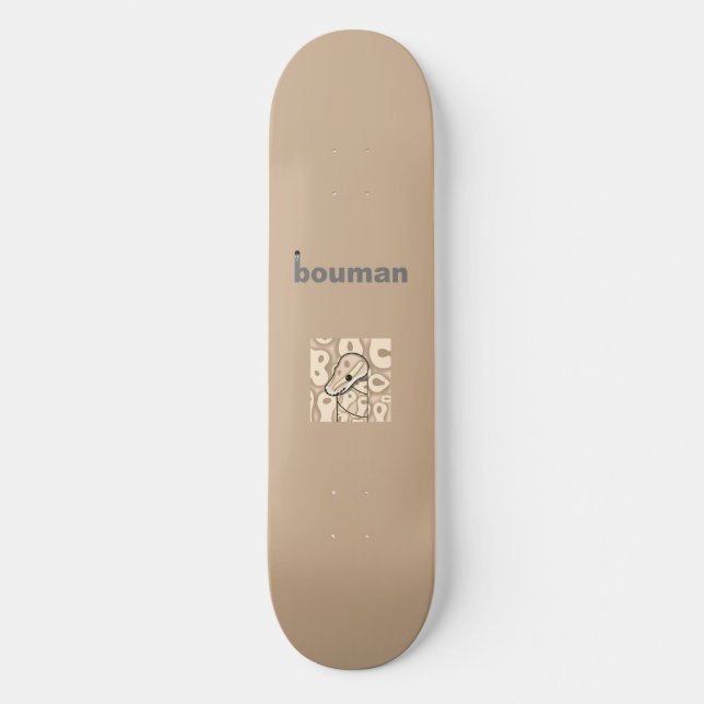 Skateboard bouman322 ball python Banana Mojave (joven) (Anverso)