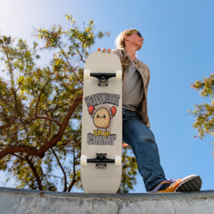 Skateboard Boxeo de Patata Campeón Peso Pesado Spud