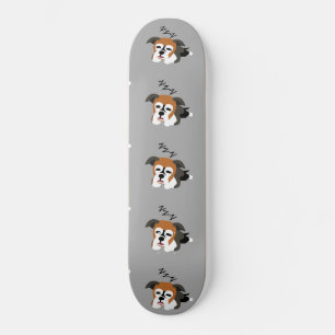 Skateboard Boxer Durmiendo Cachorro Amante de Animales ZZZ Ma