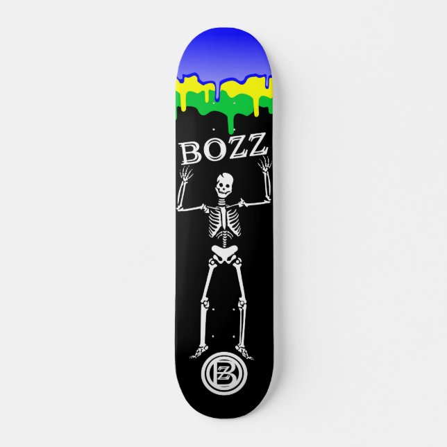 Skateboard BOZZ Skeleton BRAZIL (Anverso )