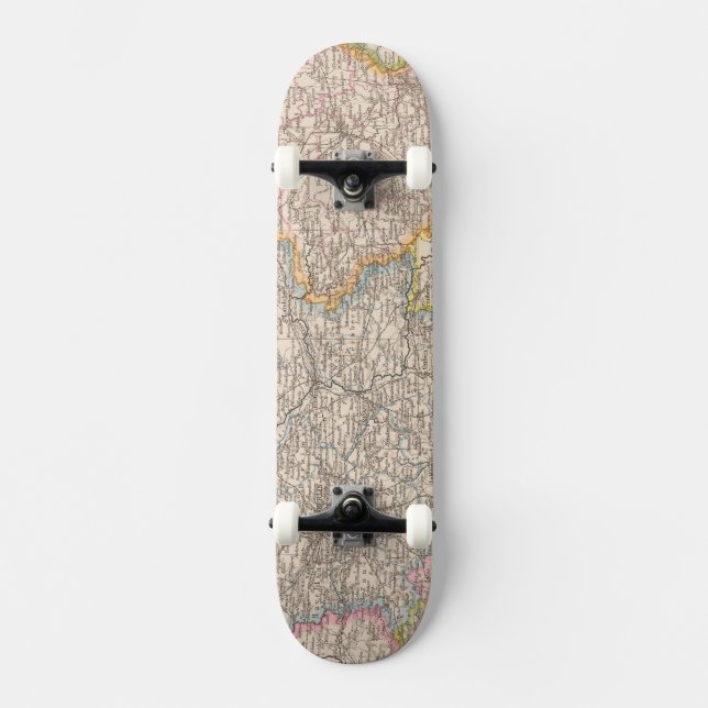 Skateboard Brandeburgo, mapa del atlas de Posen (Anverso)