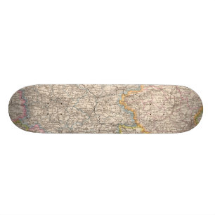 Skateboard Brandeburgo, mapa del atlas de Posen
