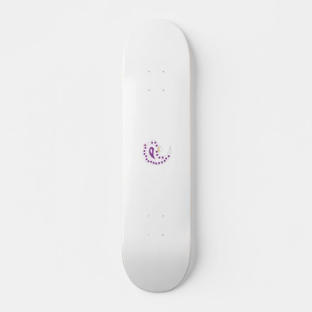 Skateboard Bransoletka z serduszkiem Style, Light Eggplant (Anverso )