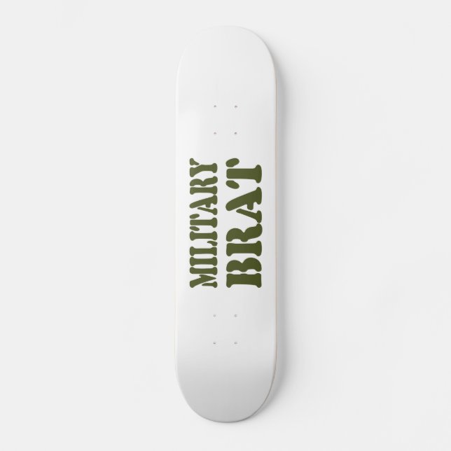 SKATEBOARD BRAT MILITAR (Anverso)