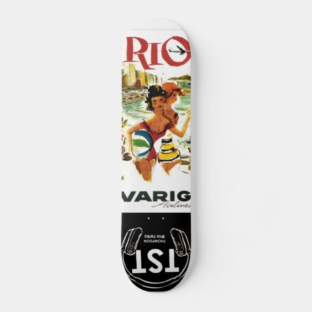 Skateboard BRAZIL RIO (Anverso)