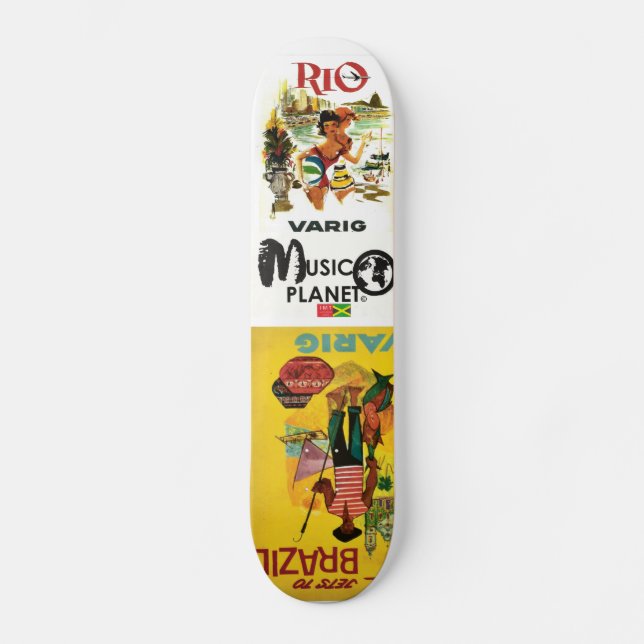 Skateboard BRAZIL RIO (Anverso)
