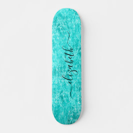 Skateboard Brillante Mint Green Personalizado