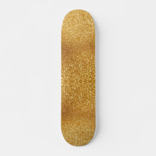 Skateboard Brillantina dorada