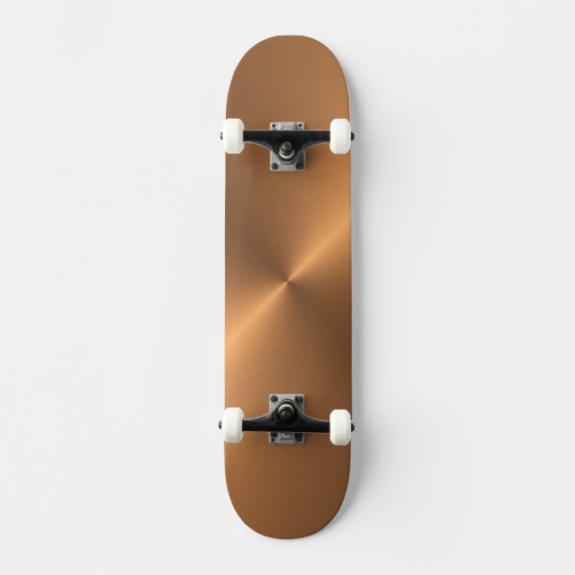 Skateboard Brillo de cobre (Anverso)