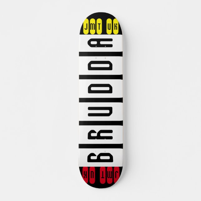 Skateboard BRUDDAH 7 Placa para patines de 3/4" (Anverso )