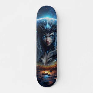 Skateboard Bruja Cósmica – Nacida de la Esfera Estelar.