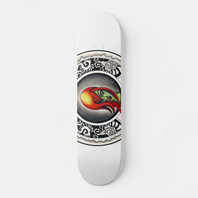 Skateboard Bruja verde (Anverso)