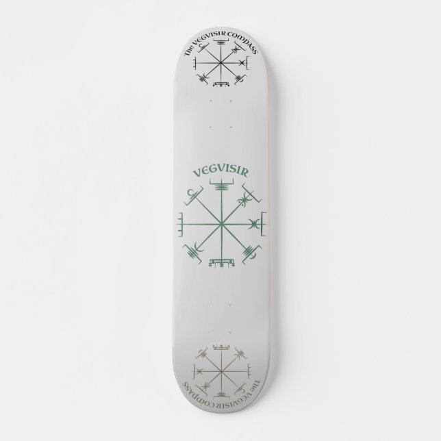Skateboard Brújula Vegvisir (Anverso )