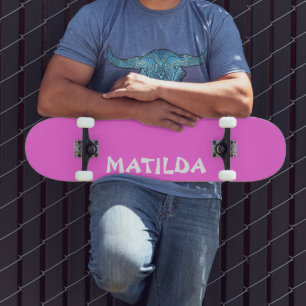 Skateboard Bubblegum Nombre moderno rosa   Elegante Moda