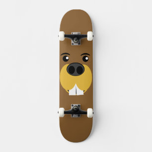 Skateboard Bucky Beaver Face