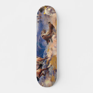 Skateboard Bucles de Charles M. Russell y caballos Swift (191