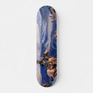Skateboard Bucles de Charles M. Russell y caballos Swift (191