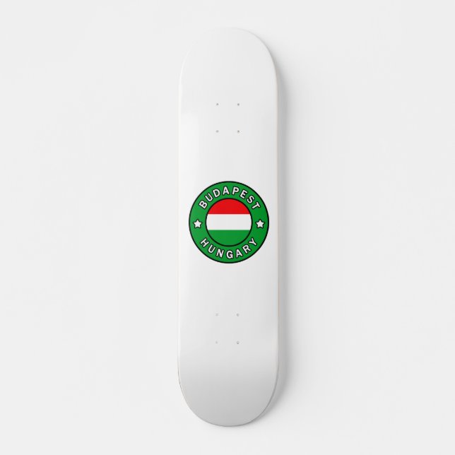 Skateboard Budapest Hungría (Anverso )