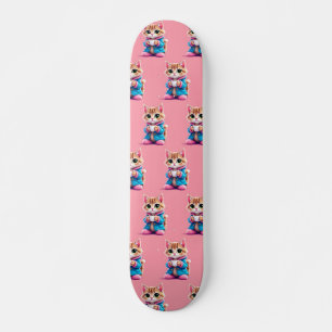 Skateboard Buenos días Kitten
