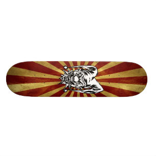 Skateboard Bufón enojado