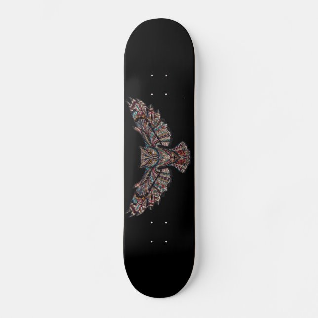 Skateboard Búho (Anverso)