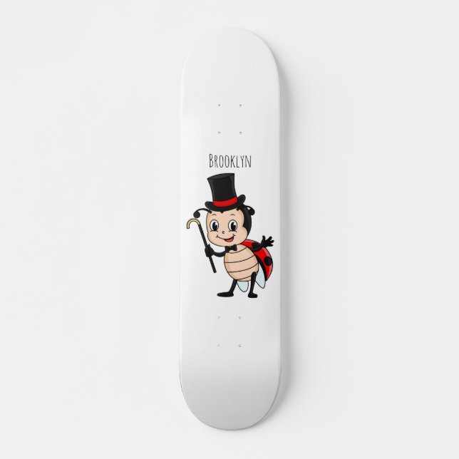 Skateboard Buitre con sombrero de punta y personalizado de co (Anverso )