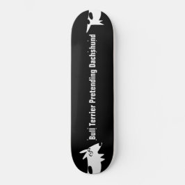 Skateboard Bull Terrier Dachshund