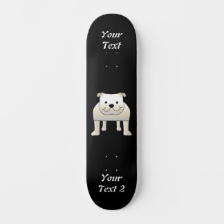 Skateboard Bulldog blanco
