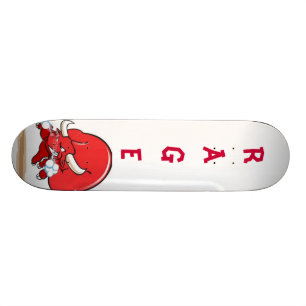 Skateboard bullicio rojo