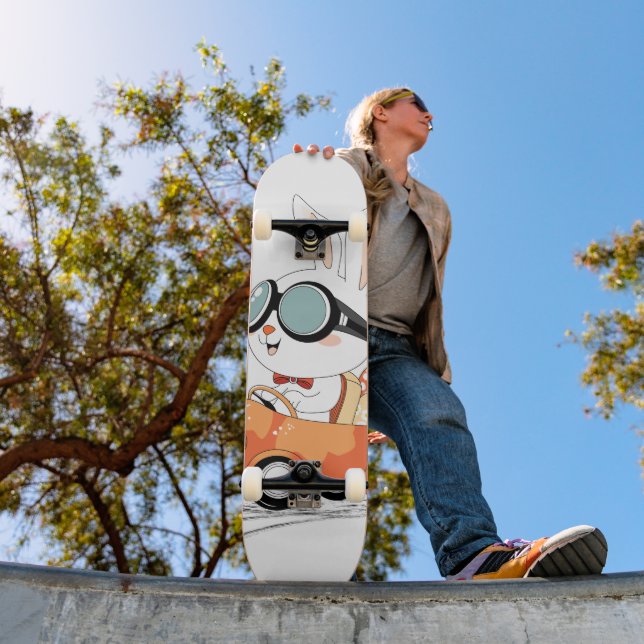 Skateboard Bunny Carrot Hopping Ride (Exterior 1)