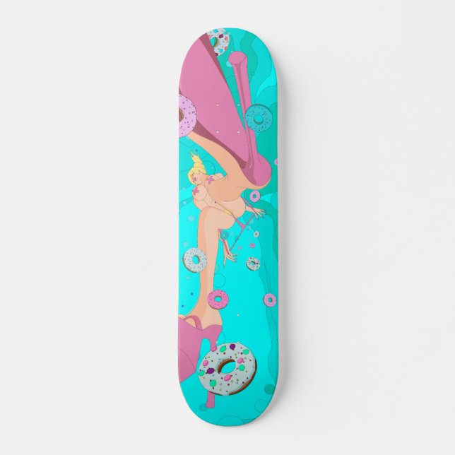 Skateboard buñuelo loco (Anverso )