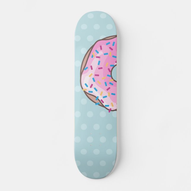 Skateboard Buñuelo rosado de la fresa (Anverso)