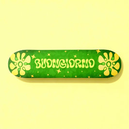 Skateboard ¡Buongiorno! Floral de inspiración italiana vibran