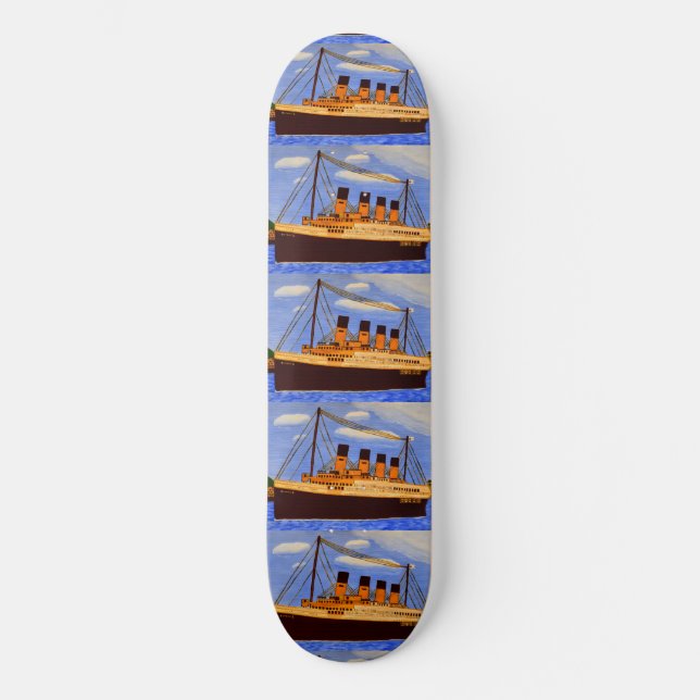 Skateboard Buque Titanic (Anverso)