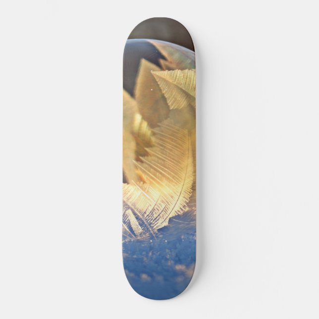 Skateboard Burbuja de jabón en nieve (Anverso)