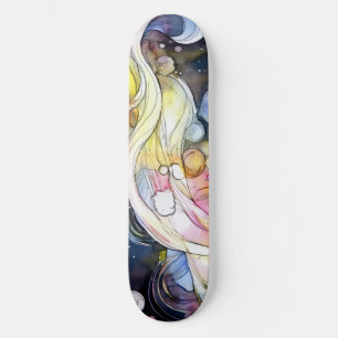 Skateboard Burbujas abstractas